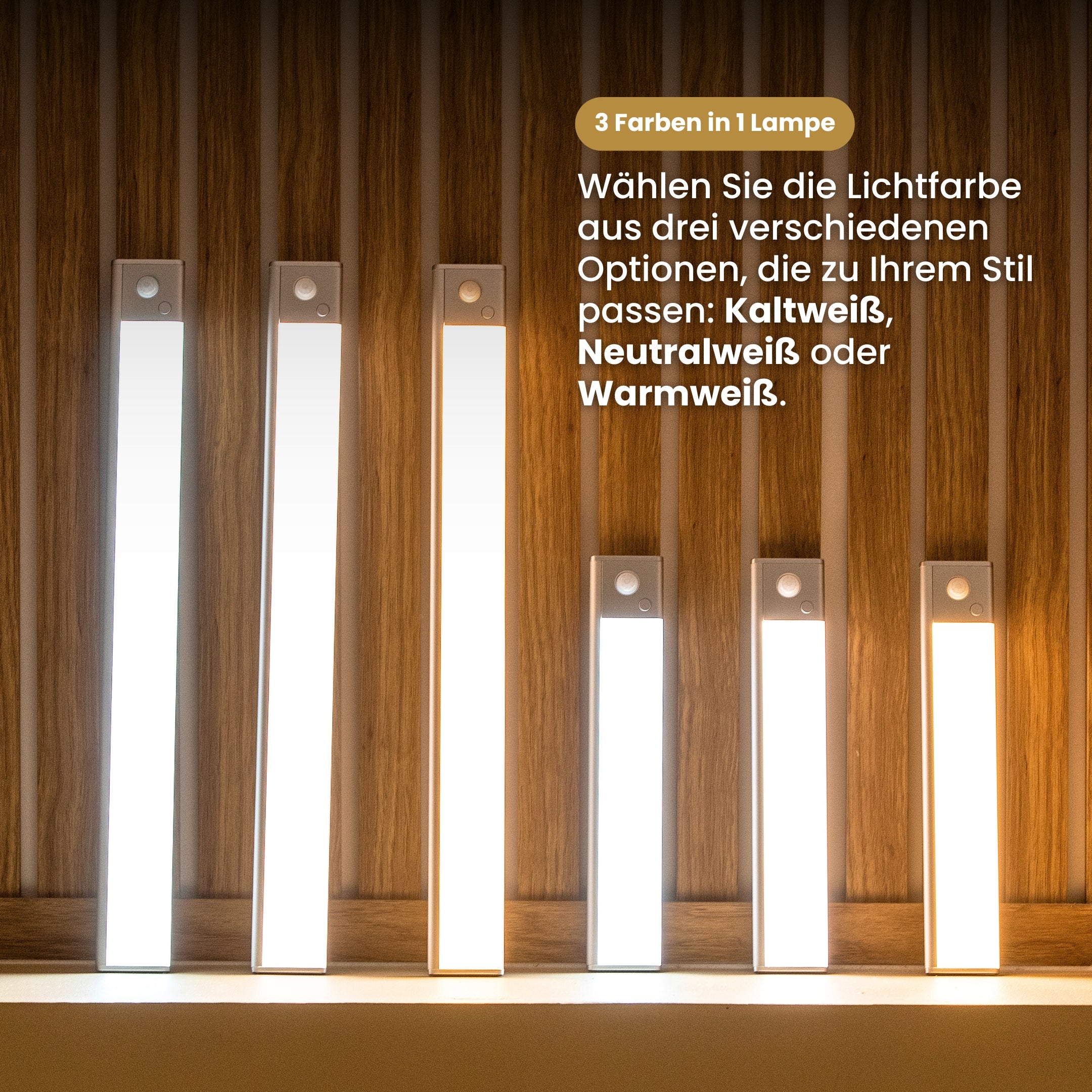 Bewegung 3.0™ | Kabellose LED-Leiste mit Bewegungssensor