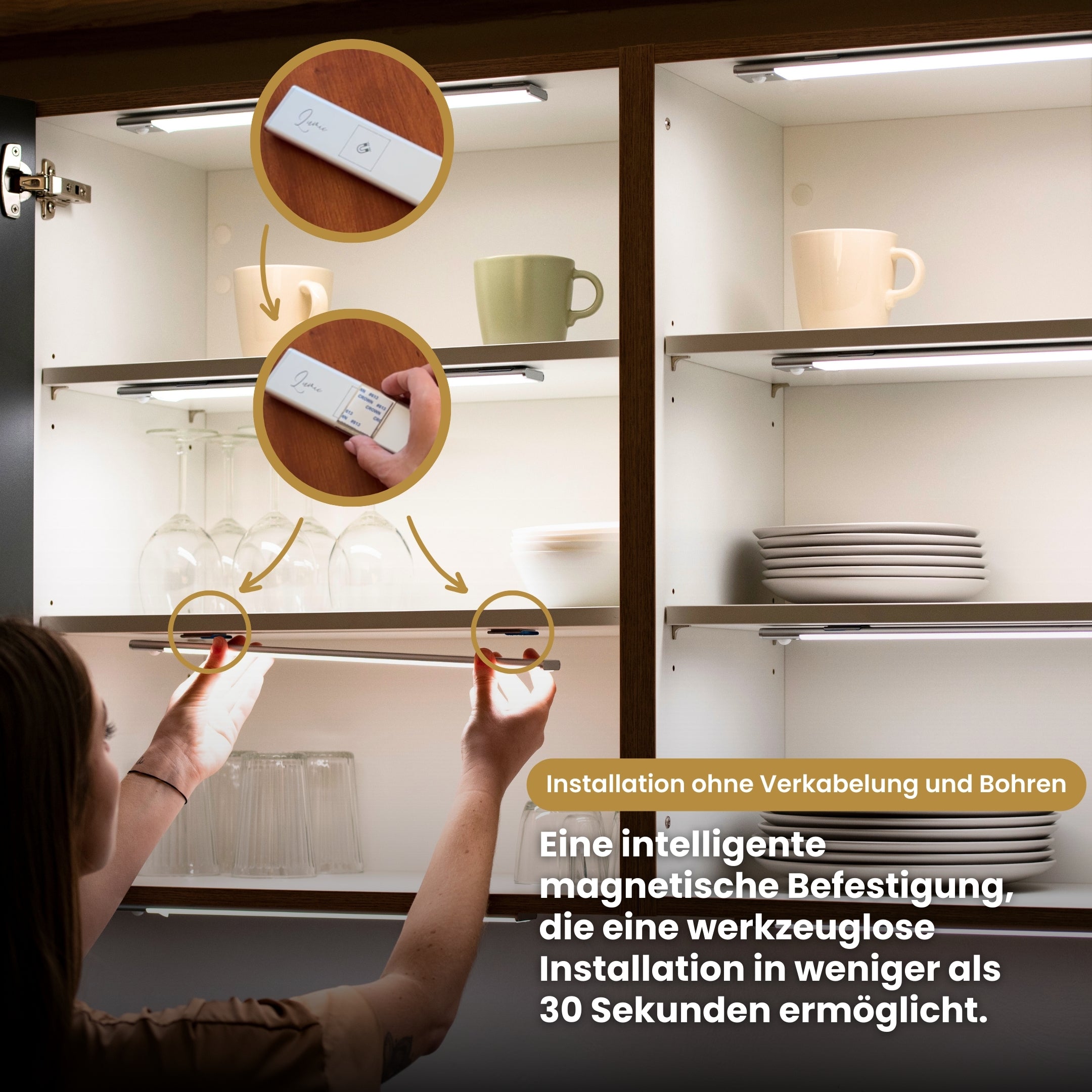 Bewegung 3.0™ | Kabellose LED-Leiste mit Bewegungssensor