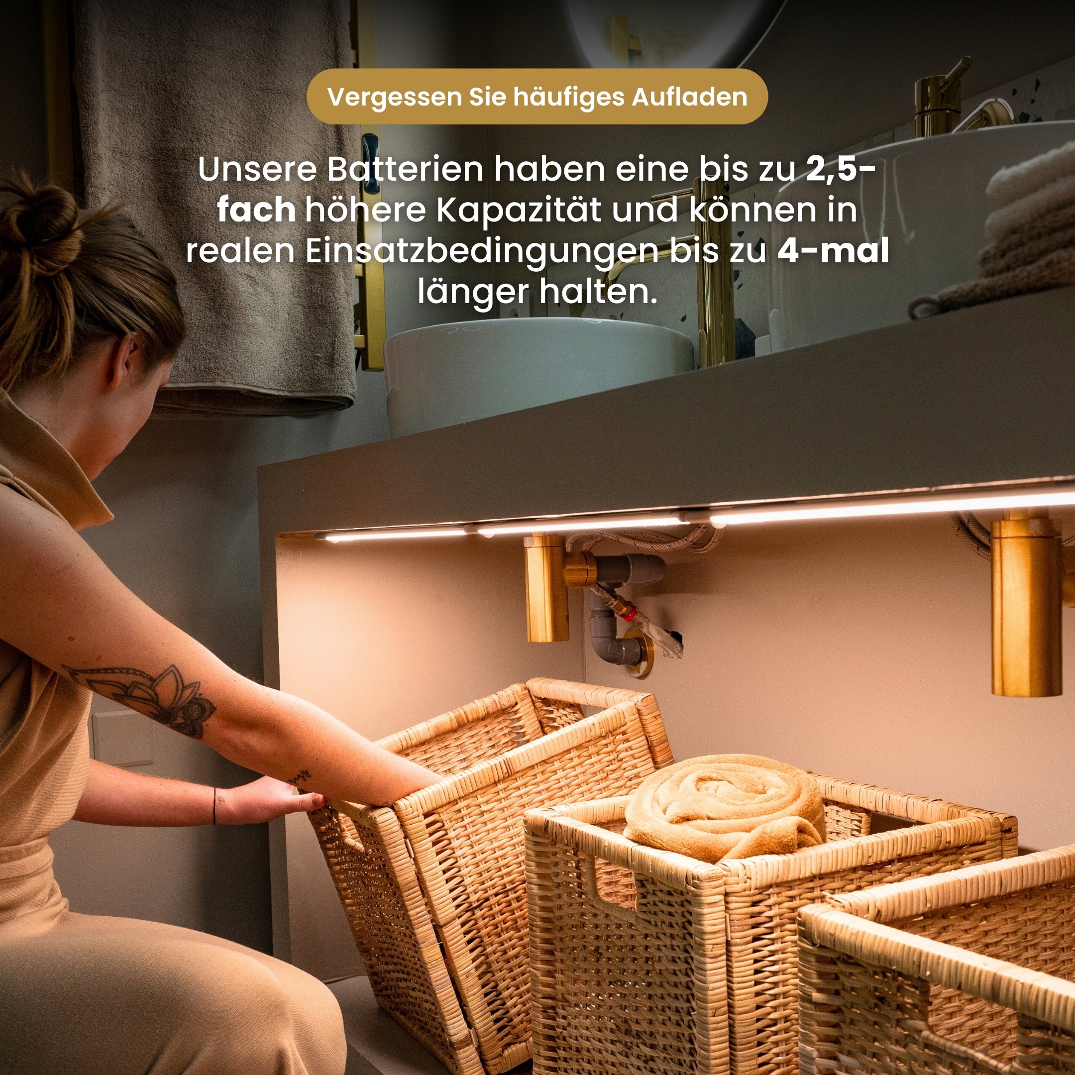 Bewegung 3.0™ | Kabellose LED-Leiste mit Bewegungssensor