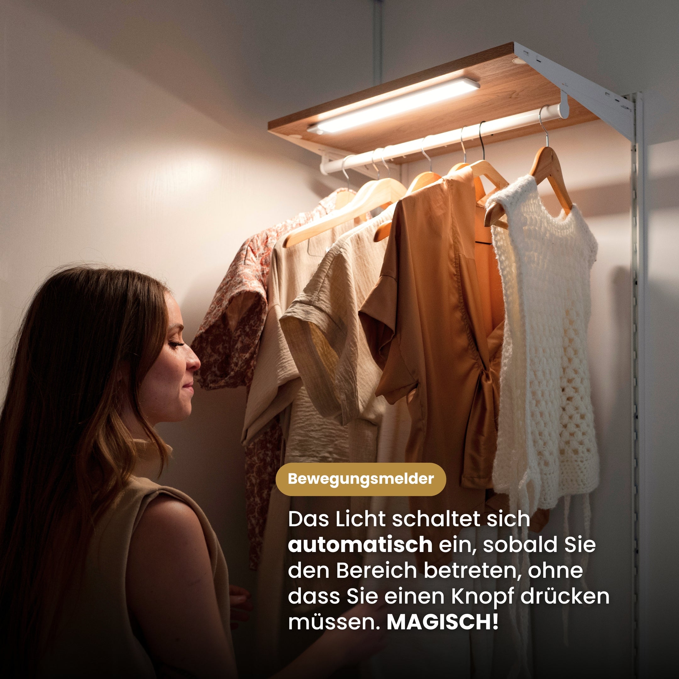 Bewegung 3.0™ | Kabellose LED-Leiste mit Bewegungssensor